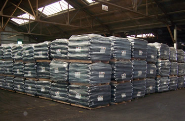10 kg bags in warehouse